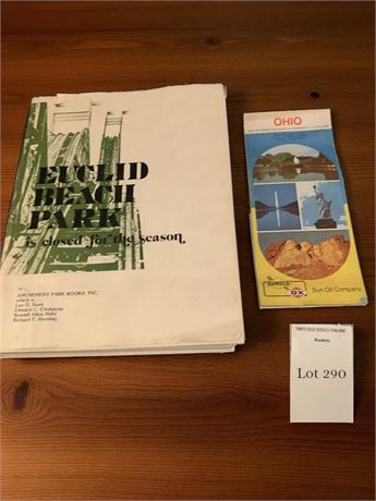 Vintage Map Lot - Euclid Beach Park/Ohio