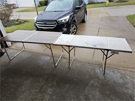 Mixed Indoor/Outdoor Folding Tables