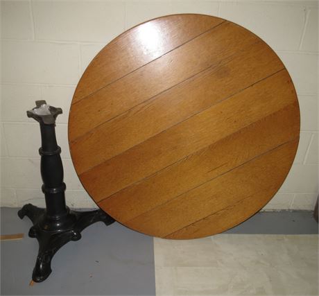 Wood Round Table