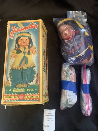 Hiawatha Doll By Reliable Toy Co. Limited - Original Box