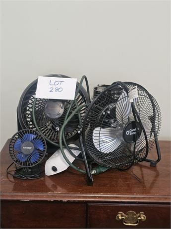 Mixed Portable Fan Lot