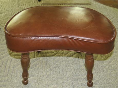 MCM Kidney Shaped Foot Stool