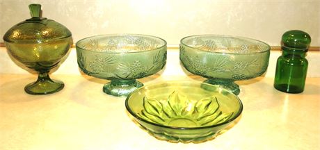 Green Glassware