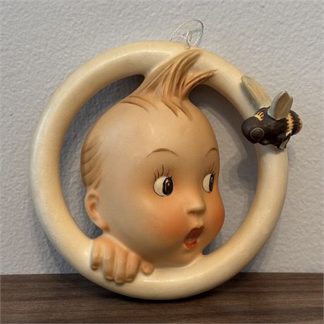 Early Goebel Hummel Ba-Bee Boy Ring Plaque