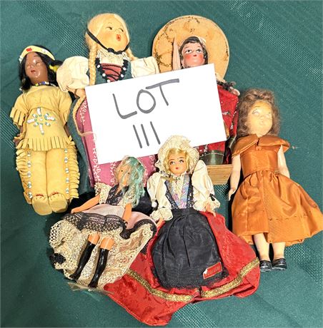 Antique Vintage Mixed Doll Lot