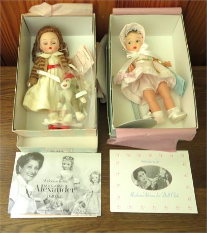 2 Madame Alexander Dolls