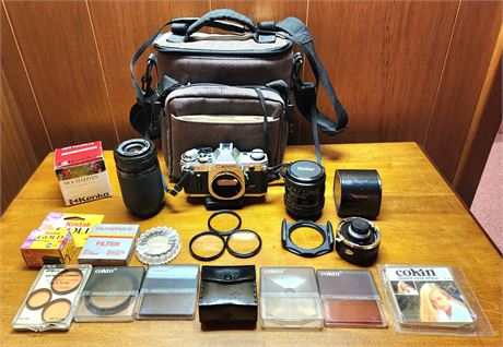 Canon AE-1 Camera & Accessories