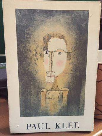 Poster Of Art Panting Portrait of a Yellow Man By Artist Paul Klee