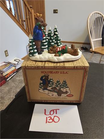 Hollybeary 1996 Iggy Ice Cap & Frost E. Paws Christmas Decor