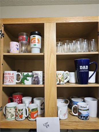 Kitchen Cupboard Cleanout: Drinking Glasses, Mixed Mugs & More