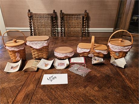 Longaberger Classic Horizon of Hope Baskets 2000 to 2004