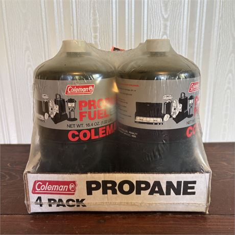 New Coleman Propane Fuel 4-Pack