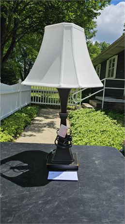 Matte Black Table Lamp