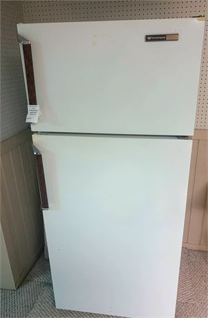 Vintage Westinghouse White Top-Freezer Refrigerator