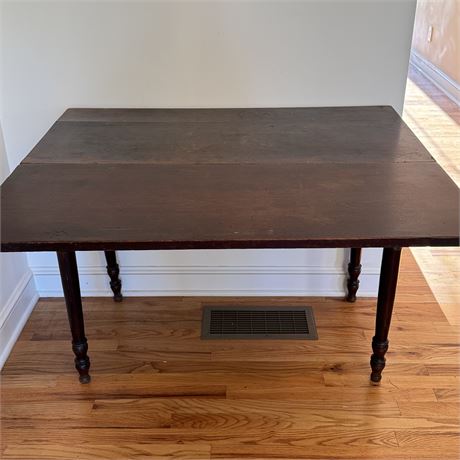 Antique Drop Leaf Table - 41 x 20 x 29"T (leaves add 16" each)
