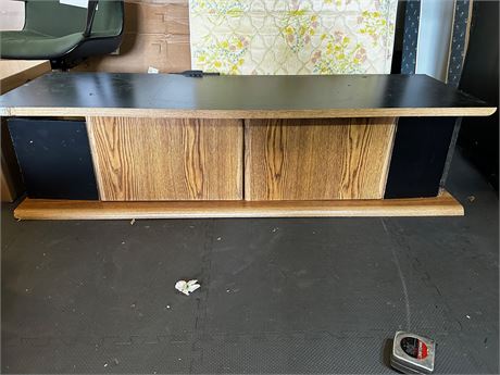 Wooden TV stand