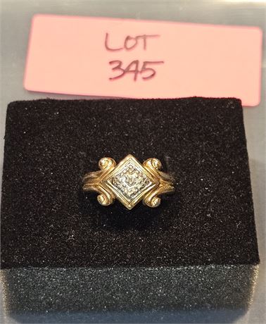 Sterling 925 CZ Ladies Ring Sz 8