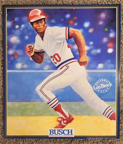 Lou Brock Poster