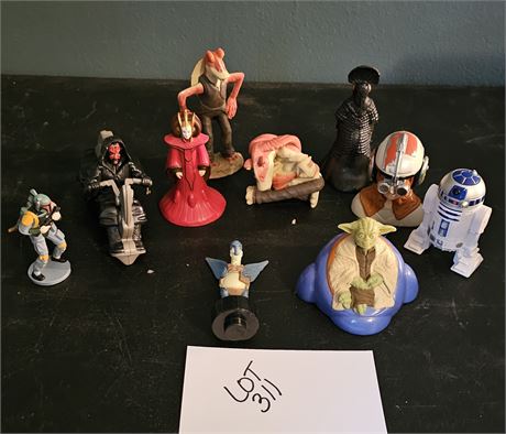 Mixed Star Wars Figurine Different Characters & Years