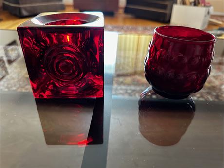 Red Glass Items