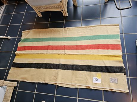 Vintage Polar Star 100% Wool Blanket Single Size