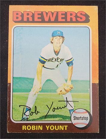 Topps 1975 Robin Yount Baseball Card