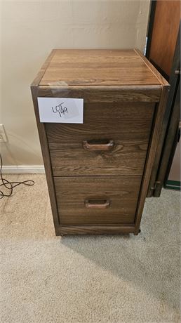 Wood Filing Cabinet