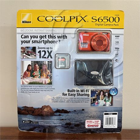 NEW Nikon Coolpix S6500 Digital Camera Pack!