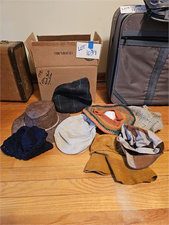 Mixed Ladies Vintage Hats/Beanies/Leather/Sun & More