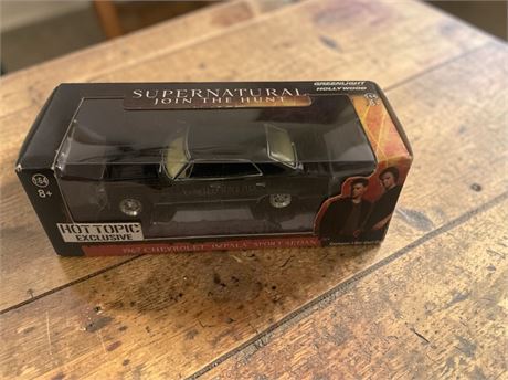 Greenlight Supernatural Diecast Cars LE 1967 Chevy Impala Sport Sedan