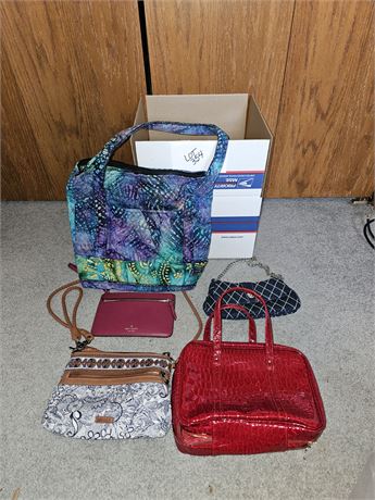 Mixed Ladies Purses & Handbags- Color, Size, Style & Maker Vary