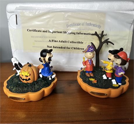 "Boo To You"&"Yarr-It Be"- PEANUTS~It's the Great Pumpkin Collection w/COA