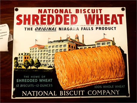 Replica Metal Sign National Biscuit Company Shredded Wheat Advertising Sign