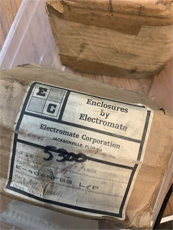 Electromate Stainless Steel Electric Box Lot