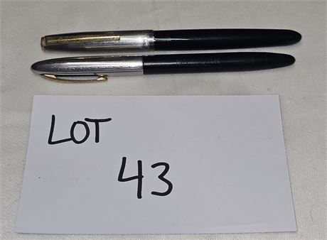 Sheaffer 14K Nib Fountain Pen & Parker 21 Deluxe Fountain Pen