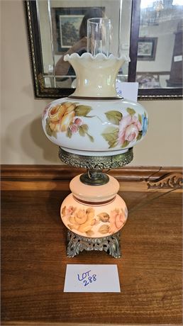 HP Floral Student Lamp