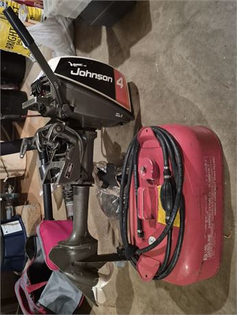 Johnson 4HP Boat Motor