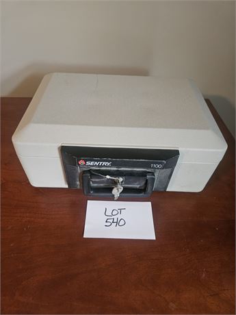 Sentry 1100 Lock Box With Key
