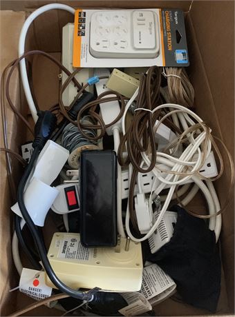 Power Strip, Extension Cord & Surge Protector Lot