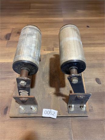 Metal Base Dual Roller System with Mounts