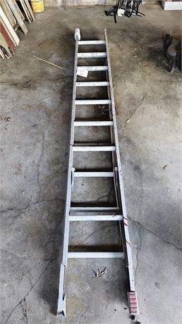 18ft Aluminum Extension Ladder