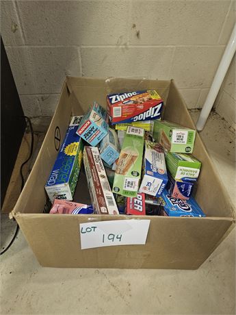 Box Of Kitchen Supplies