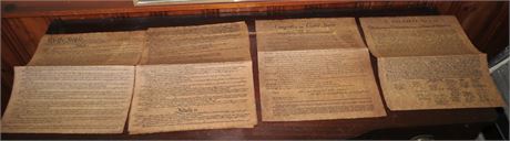 Copies of Constitution, Declaration Of Independence, Amendments