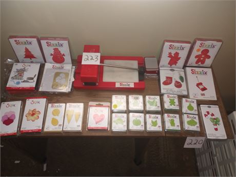 Sizzix Personal Die-Cutter Press Machine, Supplies