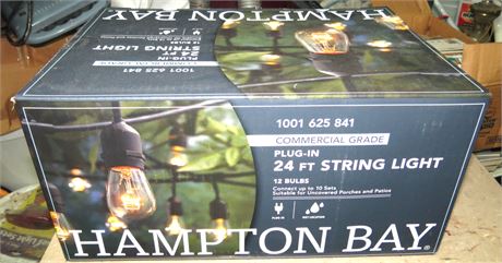 Hampton Bay 24' String Plug In Lights