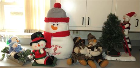 Christmas Ohio State Plush, Snowman Decorations