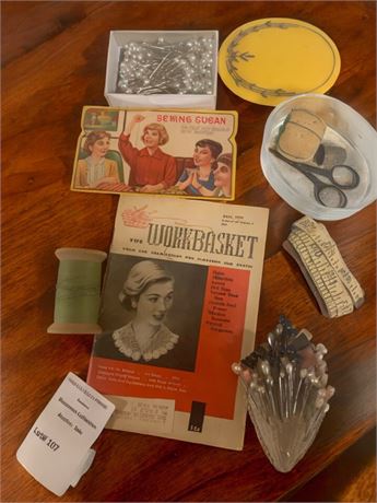 Workbasket Vol 24 No 7 1959 Needlecraft Magazine, Sewing Susan Needle Set
