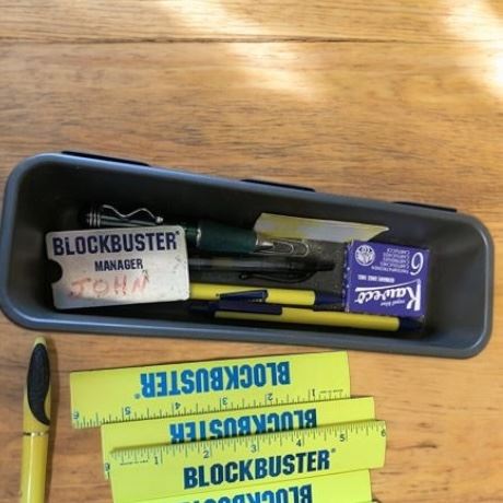 Vintage Blockbuster Movies Advertising Pens & Rulers