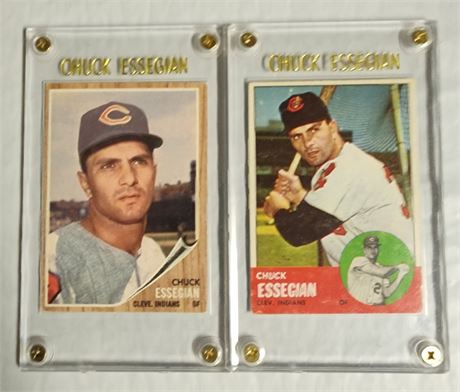 2 Chuck Essegian Cards