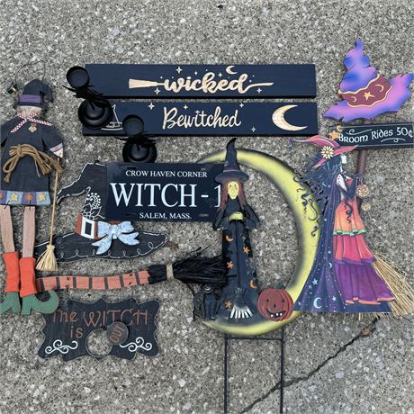 Halloween Decor Lot - Outdoor and Indoor